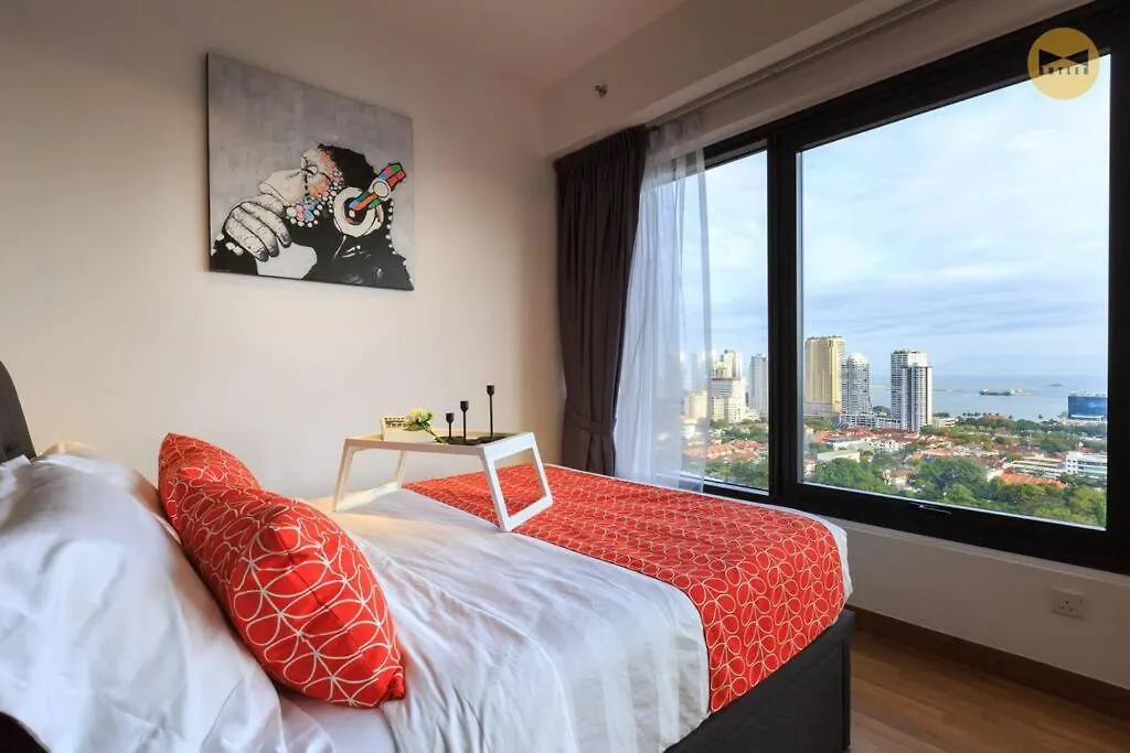 Seaview Sunrise 1Br At Tropicana 218 At Central Location & Food Hunt Friendly George Town Malaysia